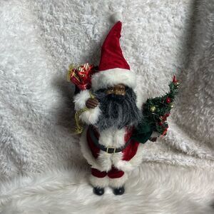 NWT Ashland Christmas Collectible Santa African American Santa Figure 16”
